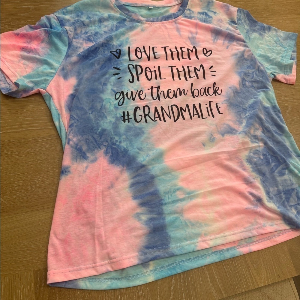 Grandma T-Shirt Tie Dye - Picture 4 of 5